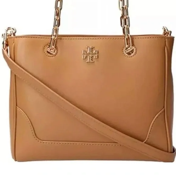 Tory Burch Carter Leather Tote - Picture 2 of 8